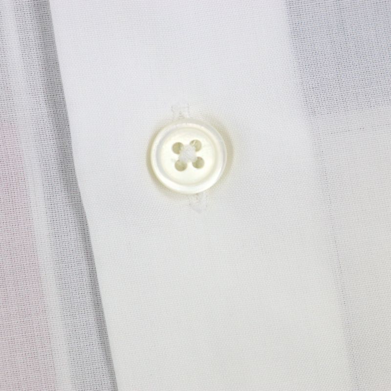 Hermes Mosaic Giant Cotton Serie Button Back Print Long Sleeve Shirt White