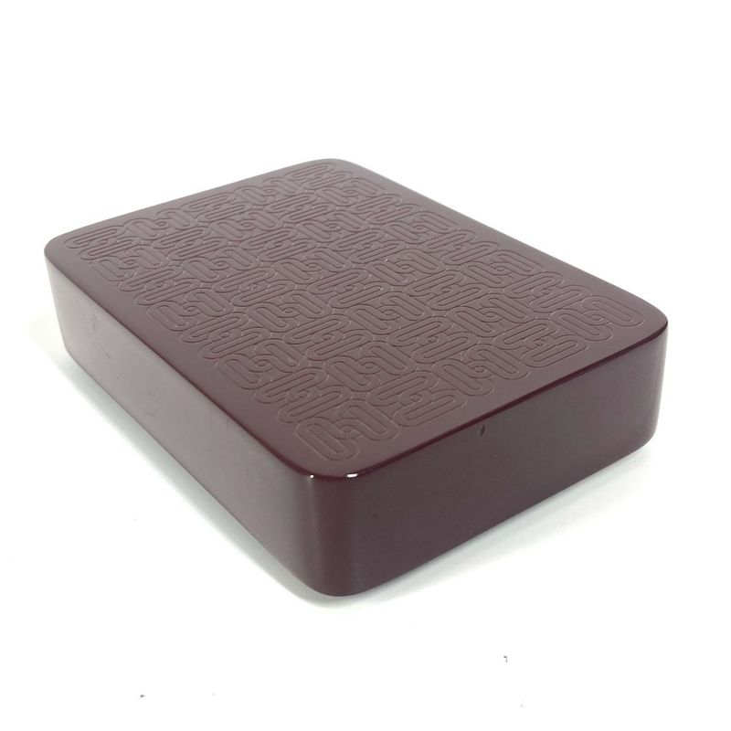 Hermes Small Bag Logo Lacquer Brown