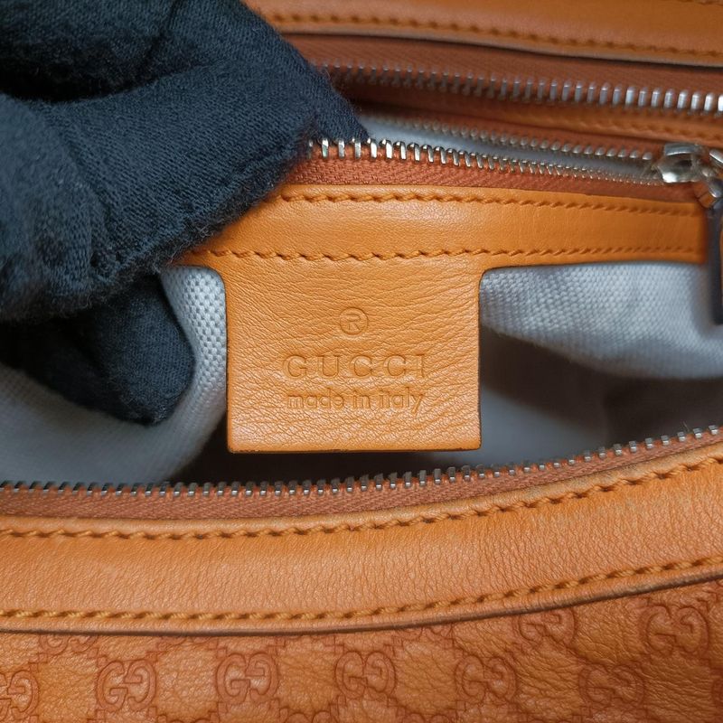 Gucci Microgussima Nice Hobo Orangeleather 309618b015832661