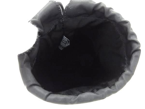 Prada 2xd004 Linylon Bottle Holder Bottle Case Women's Black Av8874