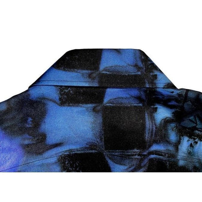 Louis Vuitton LV Soruc All Over Silk Long Sleeve Shirt Rm212m Hls17w Black and