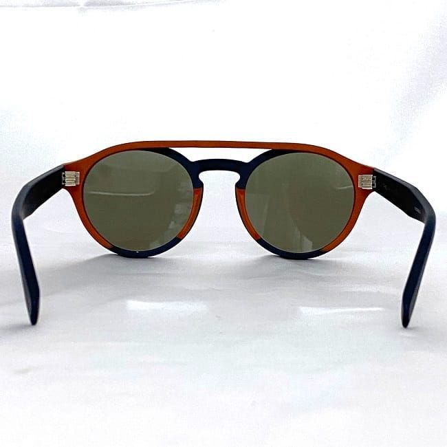Fendi Sunglasses Gray Navy Blue FF M0017 Excellent Condition