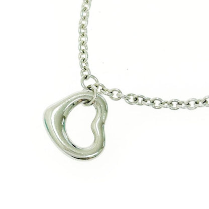 Tiffany & Co Silver Elsa Peretti Open Heart Bracelet 2.6g 925 Engraved 459174