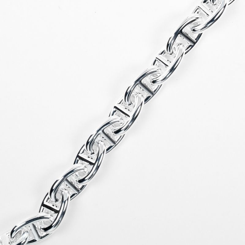 Hermes Chaine D'ancre PM 16 Links Approx 14cm (5.51in) Around The Wrist Silver