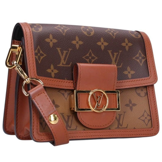 Louis Vuitton M44580 Dauphine MINI Monogram Reverse Shoulder Bag Women's MINI
