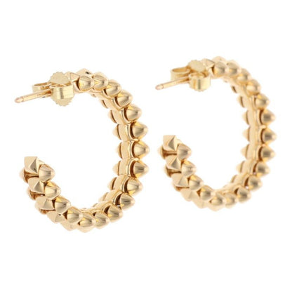 Cartier Crushed De Cartier SM 18K Yellow Goldearrings Men's