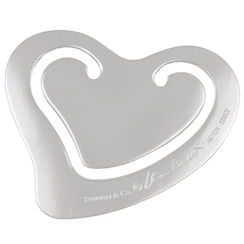 Tiffany & Co Bookmark Heart Elsa Peretti Silver 925 Ladies' Other Miscellaneous