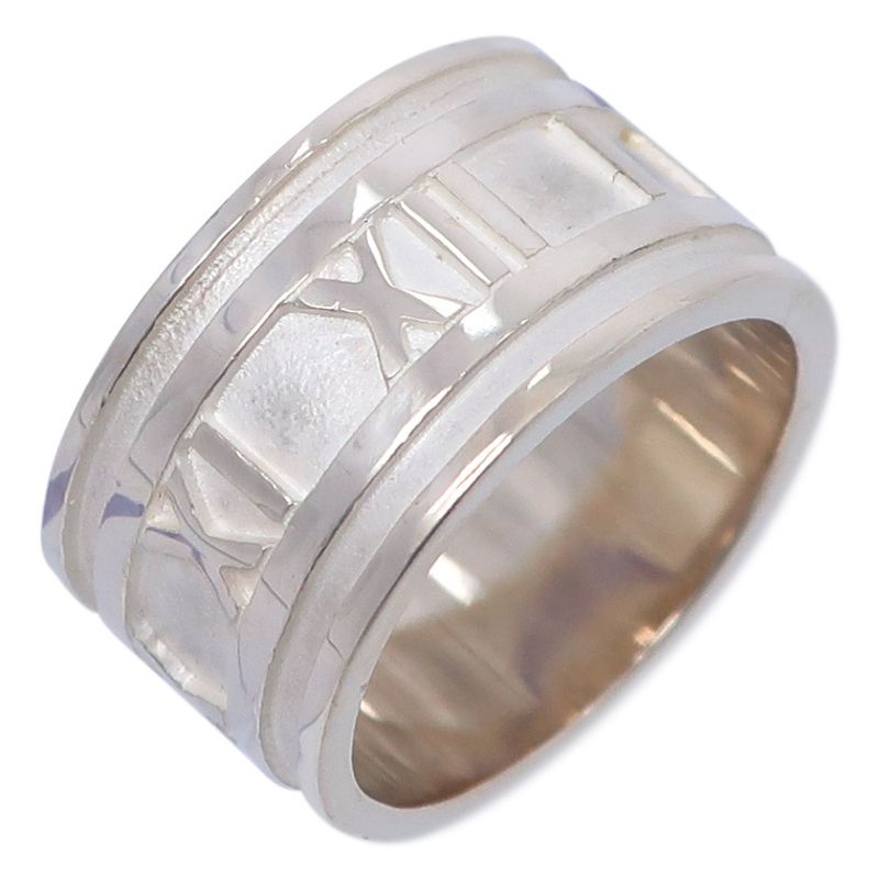 Tiffany & Co Atlas Wide Silver 925 Size 10 Ladies' 7.6g Ring