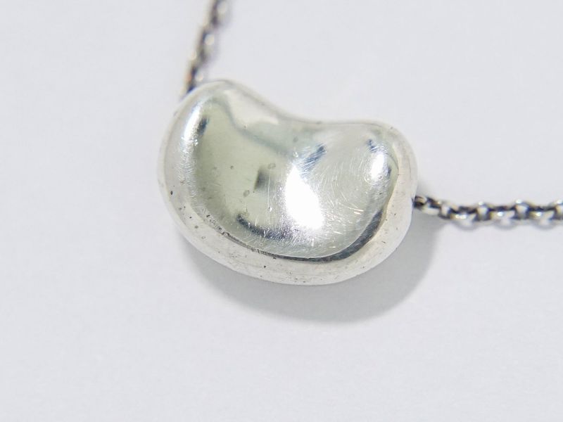 Authentic Tiffany & Co Tiffany & Co Bean Sterling 925 Necklace Pendant Silver