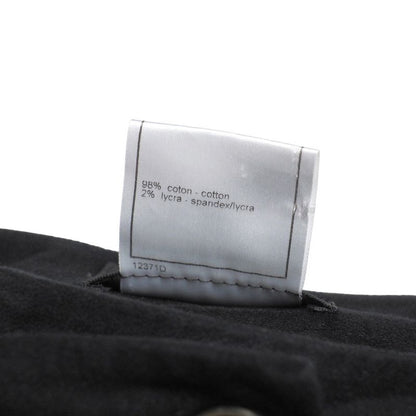 Chanel Pants Size 38 01A Coco Button CC Button Stretch Tapered Pants 20251008