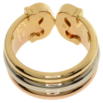 Cartier 2cring LM #50 Ring 18K Yellow Gold 18K White Gold 18K Pink Gold Ladies