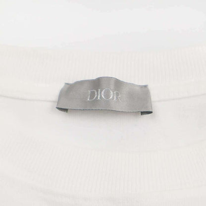 Dior Erl 23ss Logo Embroidery Wappen T-Shirt 313j651a0554 White L