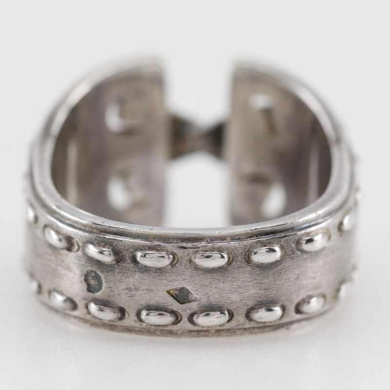 Hermes Mexico Ring Vintage Silver 925 Size 10.5 Unisex 7.03g Ring