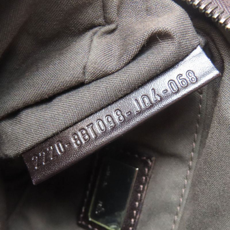 Fendi Zucca Pattern Shoulder Bag Canvas Women