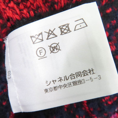 CHANEL 23B P75716k10880 Cashmere Silk Alpaca Blend Coco-mark Collarless Tweed