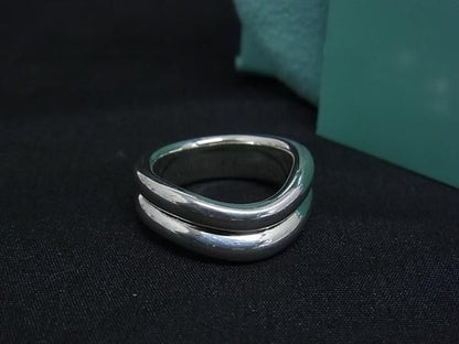 Tiffany & Co Tiffany & Co Elsa Peretti Double Curved Wave Sv925 Ring
