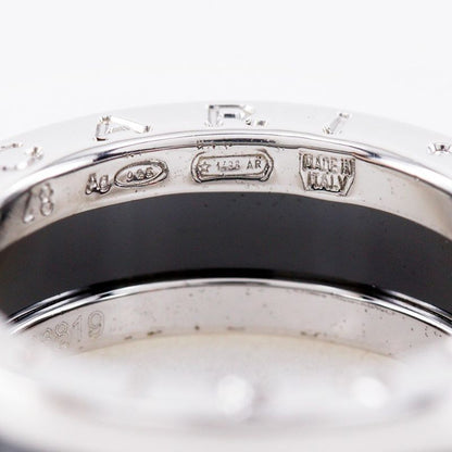 Bvlgari Bulgari Save The Children Silver 925 X Black Ceramic 7.5 Ladies 5.9g