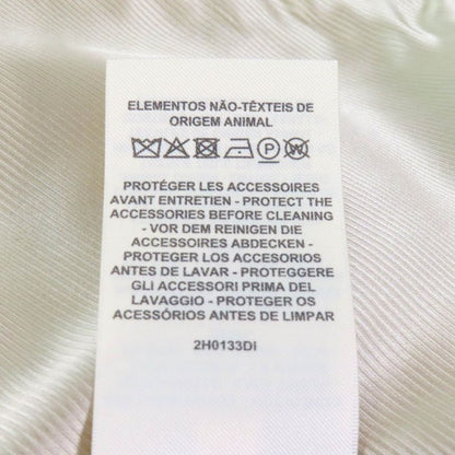 Hermes 22AW 2h0133di Wool Silk Blend Leather Zip Raglan Sleeve Mosaic Coat