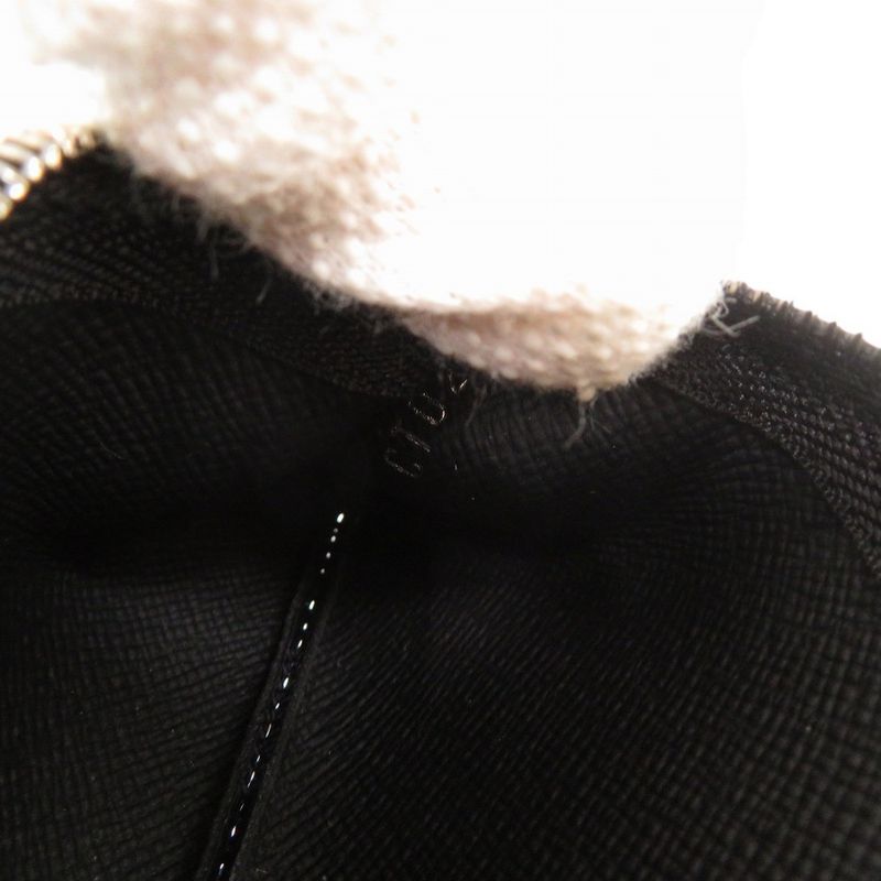 Louis Vuitton Pochette Cles Damier Graphite N60155 Black Coin Case LV 0390