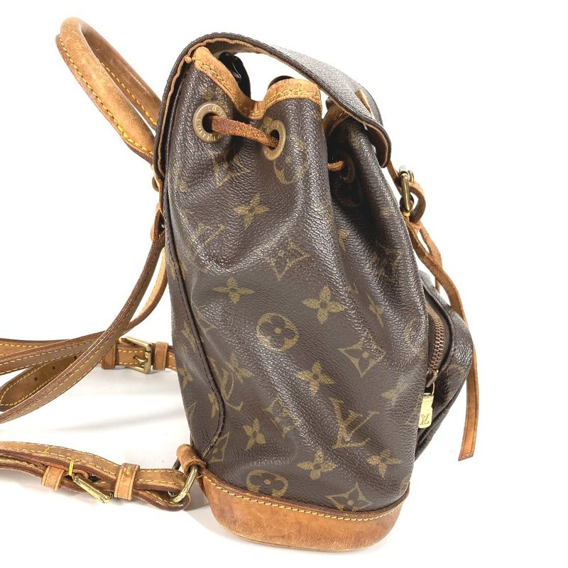 Louis Vuitton Backpack Sac Mini Montsouris M51137 Monogram Canvas Brown