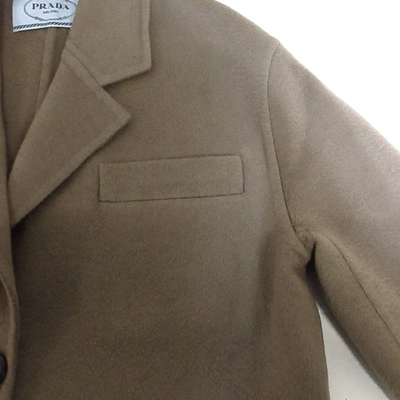 Prada Coat Size 36 S Women - Gray Beige Long Sleeves / Cashmere / Winter