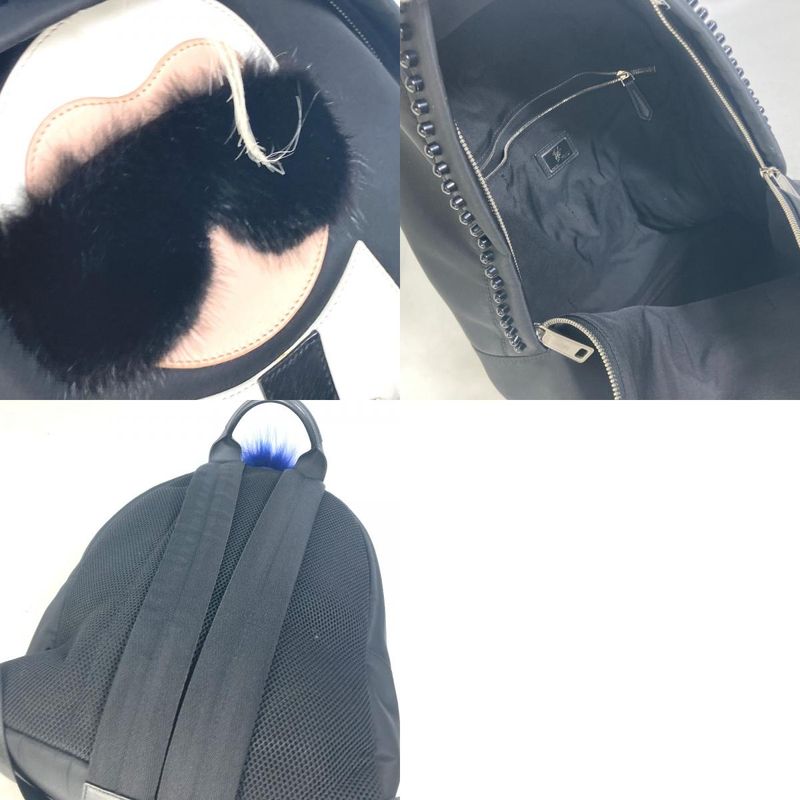 Fendi Backpack Sac Karl Lagerfeld 7vz016 Nylon Black