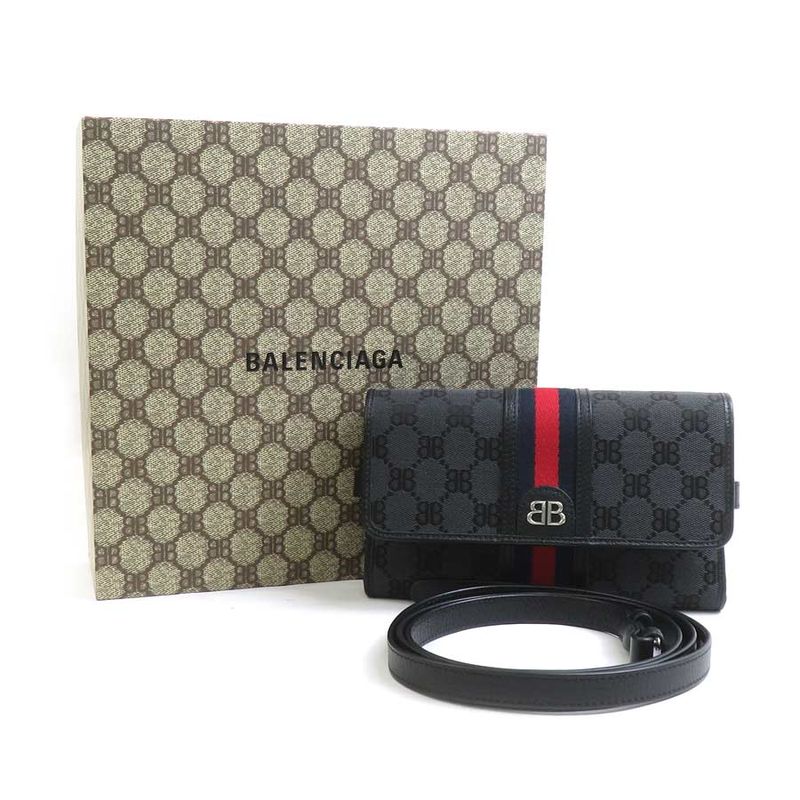 Balenciaga Shoulder Wallet Gucci Collaboration The Hacker Project 680131