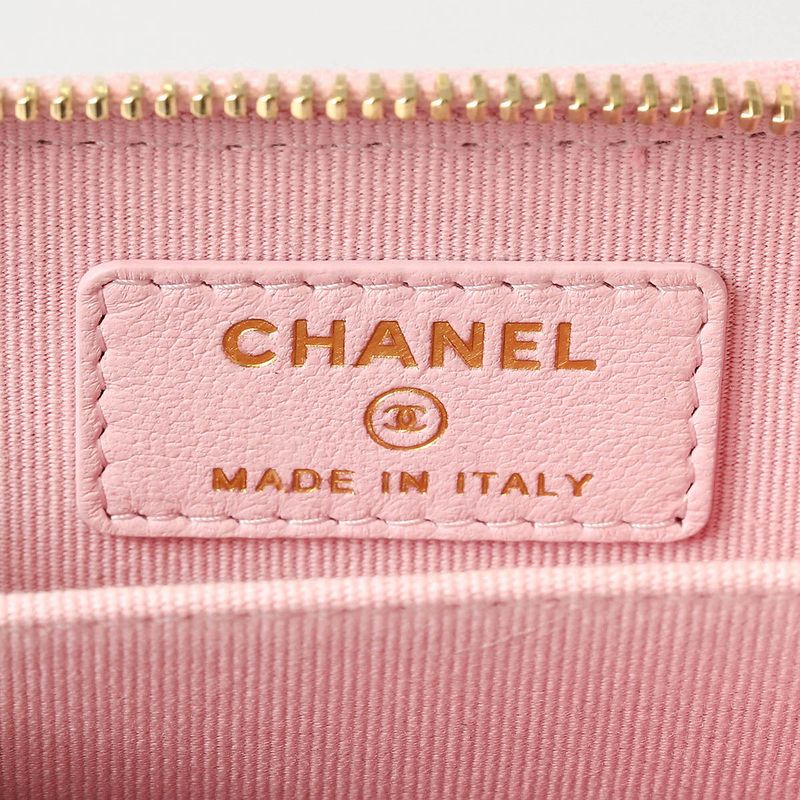 Chanel Coin Case Classic ZIP COIN Purse Pink