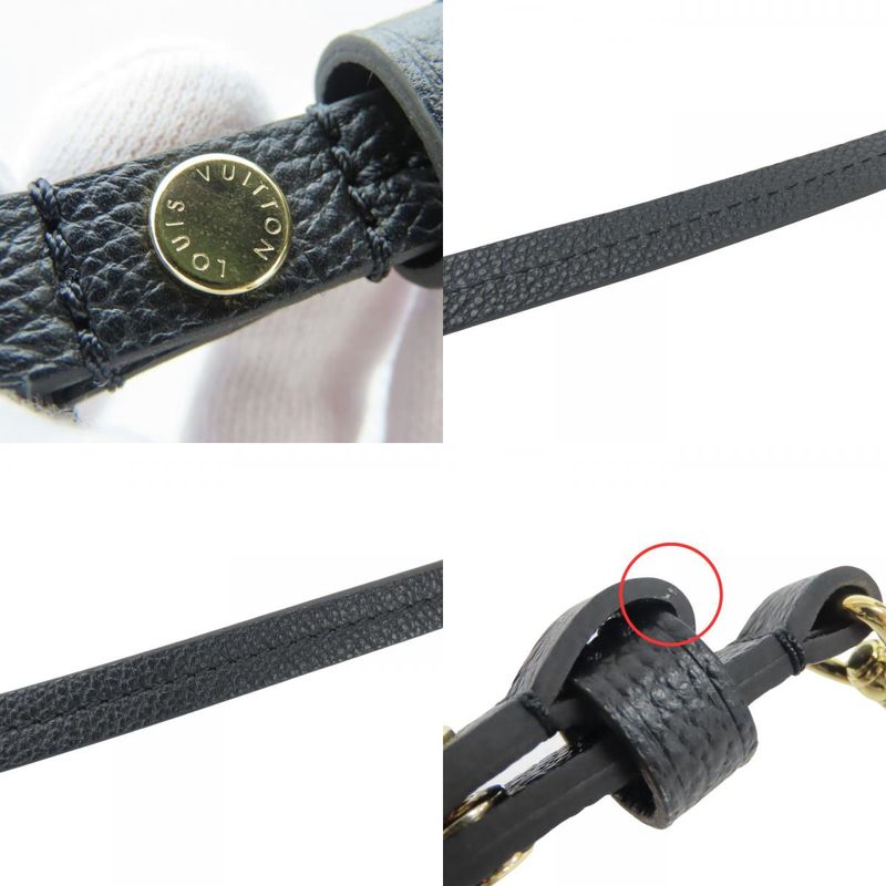 Extreme Louis Vuitton Shoulder Bag Easy Pouch M80349 Monogram Empreinte Noir