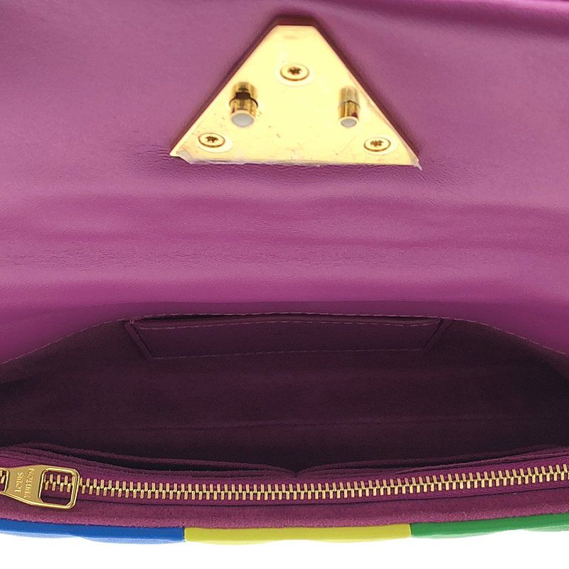 Louis Vuitton M59588 Pochette Twist EW Leather Flap Shoulder Bag - Multicolor -