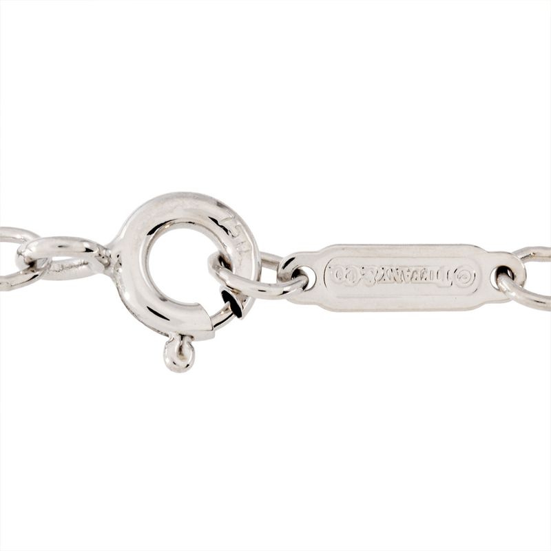 Tiffany & Co Tiffany & Co Crown Key Necklace Diamond 18K White Gold 64g White