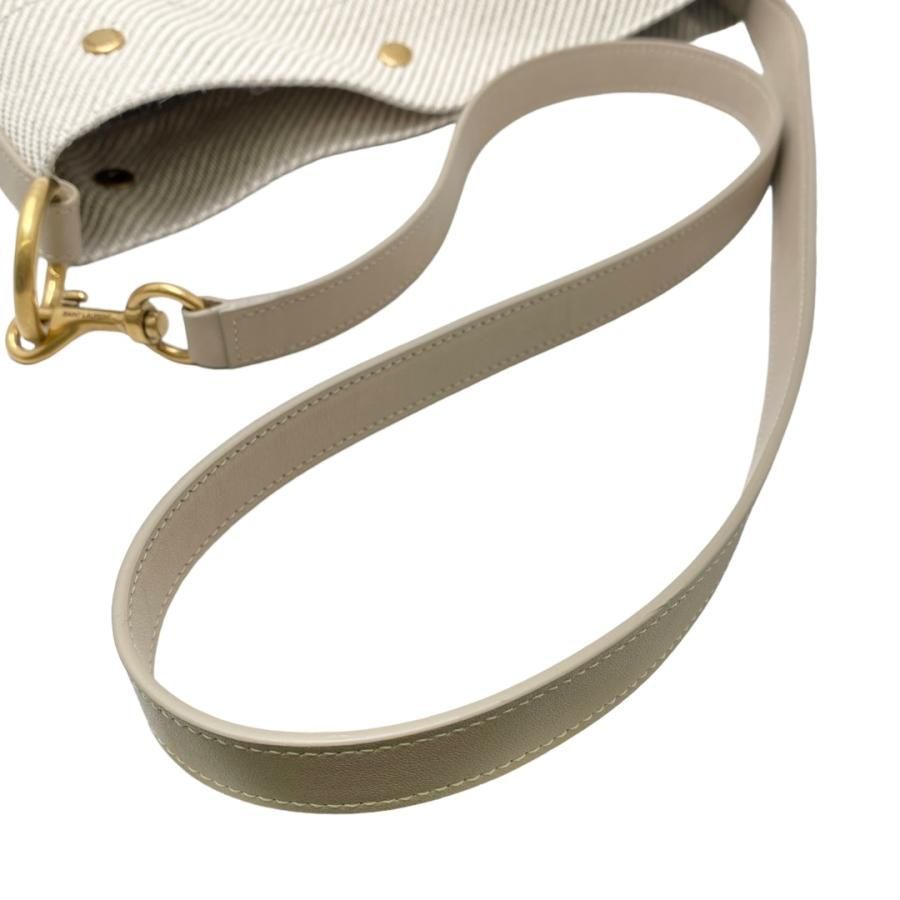 Saint Laurent Shoulder Bag Rive Gauche Bucket Bag 669299faae6 Beige Gold