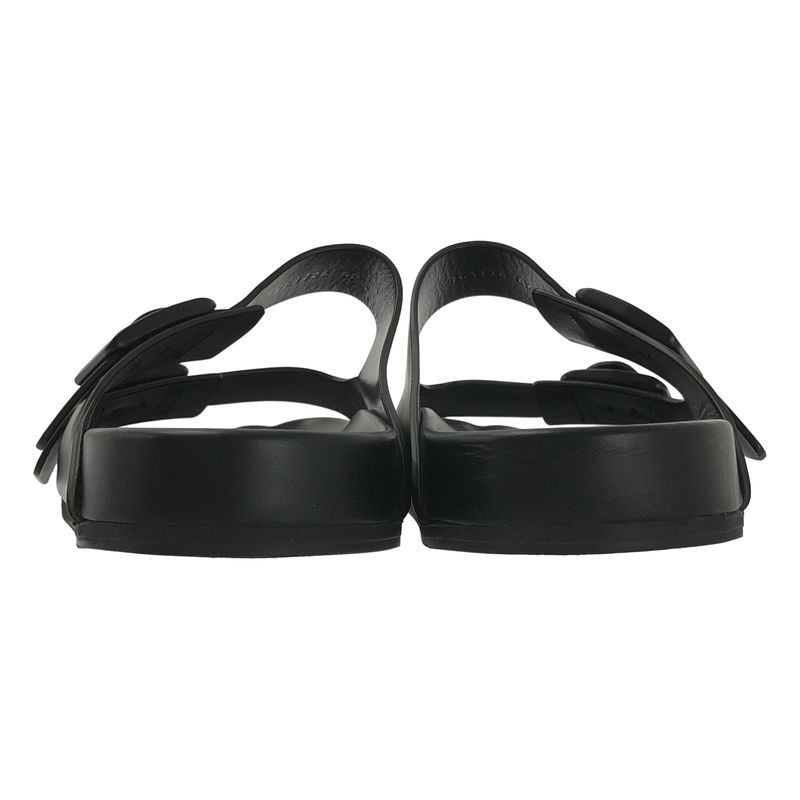 Balenciaga Sunday Leather Strap Sandals - 42 - Black - Men's