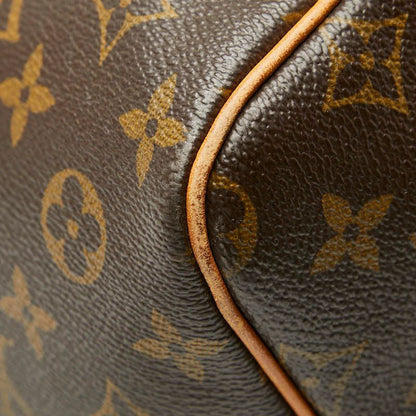 Louis Vuitton Monogram Keepall 60 Boston Bag Travel Bag M41422 Brown PVC