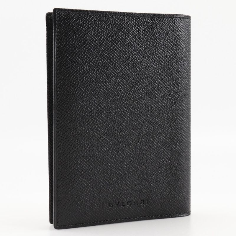 Bvlgari Leather Black Unisex Notebook Cabas