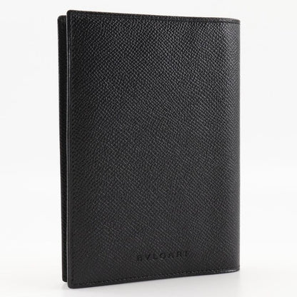 Bvlgari Leather Black Unisex Notebook Cabas