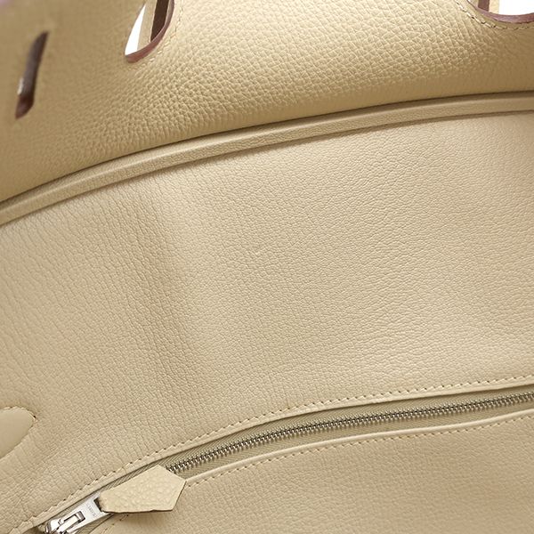 Hermes Handbag Birkin 35 Togo Purschman Silver Hardware M Marked [box