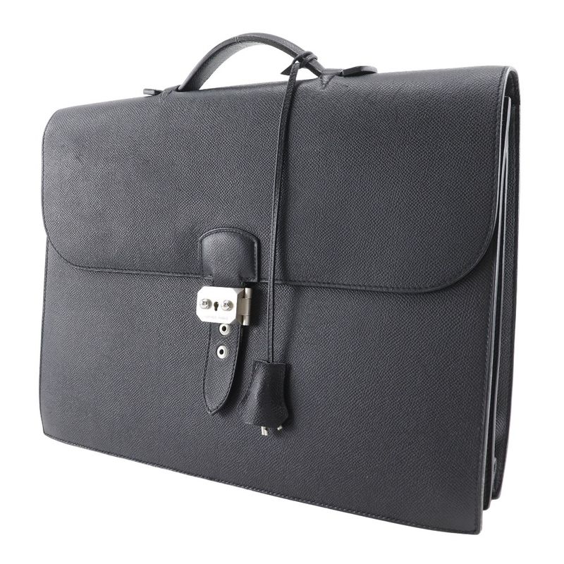 Hermes Sac A Depeches 38 Vaux Epson Black T Men's Business Bag