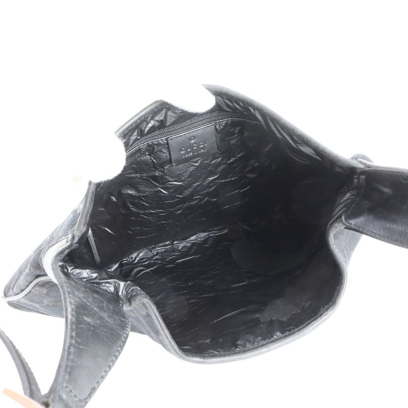 Gucci GG Canvas Jackie Leather Shoulder Bag Shoulder One Shoulder 001-4057 Tote