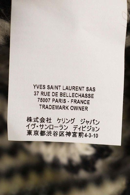 Saint Laurent Paris 577721 Yaft2 Alpaca Blend Mohair Knit Men's XS