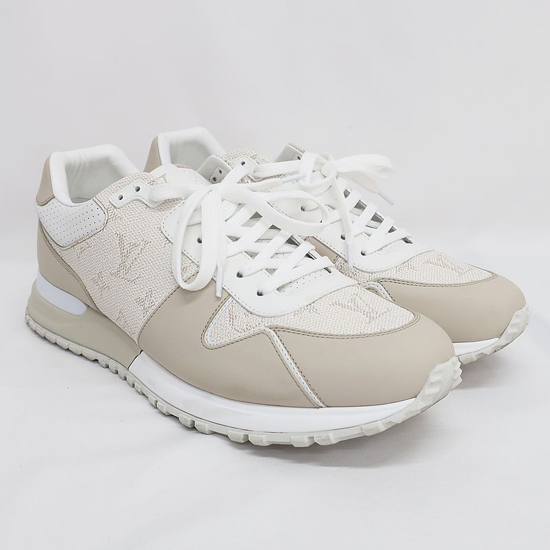 Louis Vuitton Runaway Sneakers - 1ahso4 Monogram Beige Notation Size