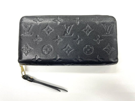 Louis Vuitton Monogram Empreinte Zippy Wallet Round Zip Wallet Long Wallet