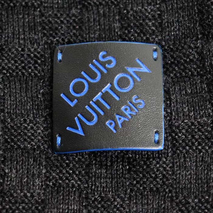 Louis Vuitton Echarpe Edge Scarf Black Blue M70528 My0137 Men's Preowned