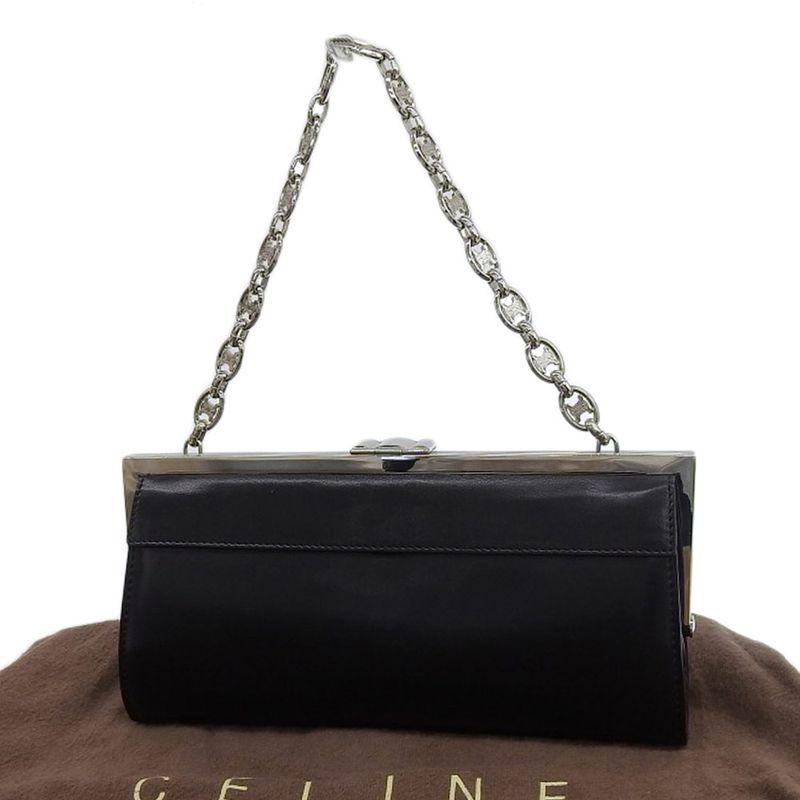 Celine Triomphe Vintage Chain Boch Shoulder Bag