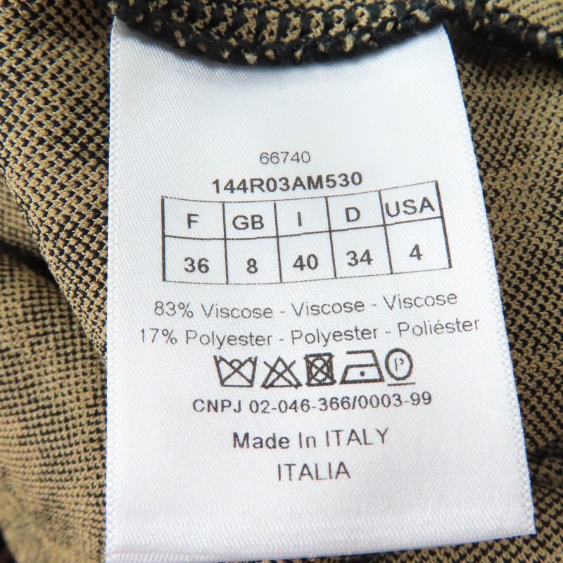 Christian DIOR 21AW 144r03am530 Leopard Print Leopard Print Long Sleeves Half