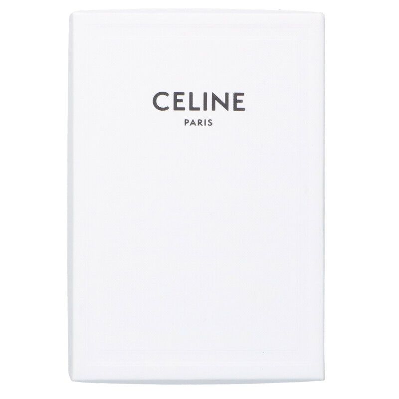 Celine Croc Shape Embossed Scuff Zipper Key Case Men's