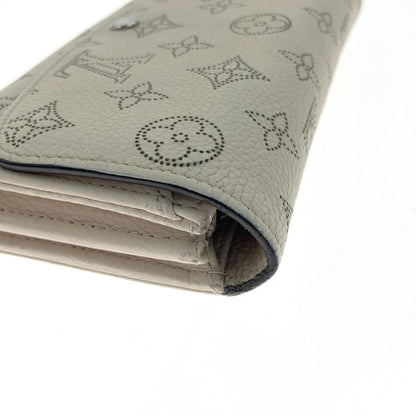 Louis Vuitton Mahina Hina Portefeuille Iris M60177 Women's Bifold Long Wallet