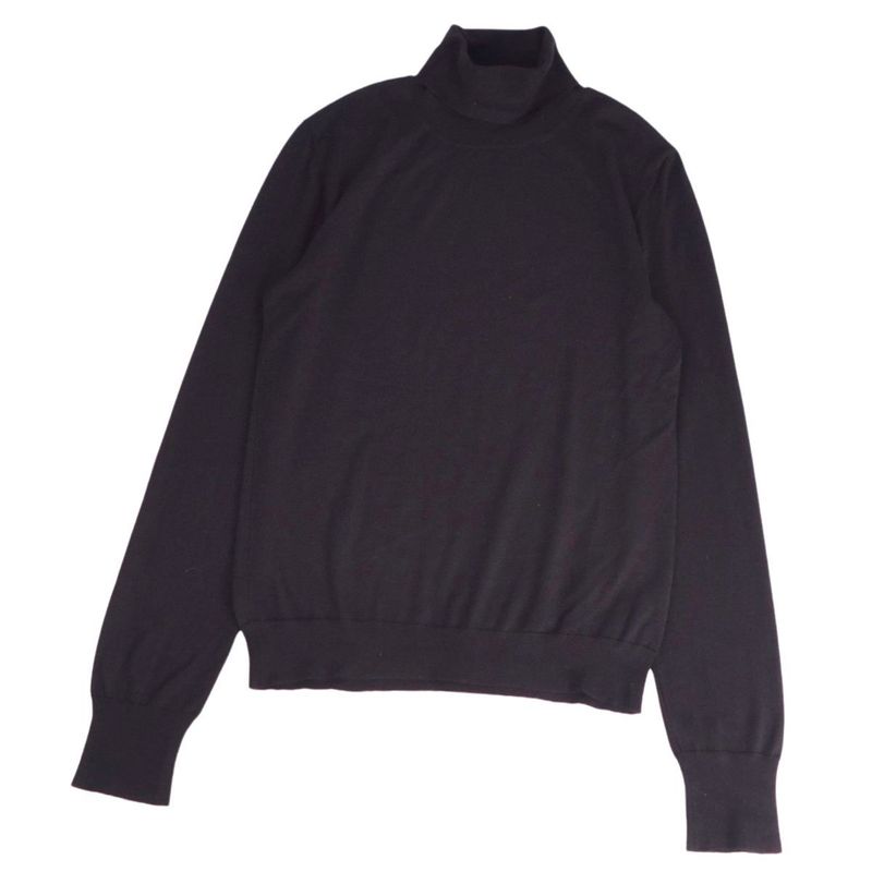 Hermes Knit Sweater High Neck Cashmere Silk Tote