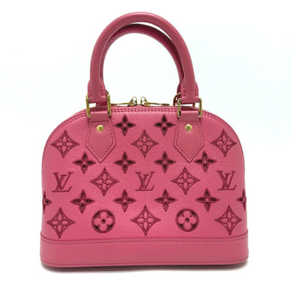 Louis Vuitton Handbag LV Broderie Anglaise Alma BB M22878 Leather Pink
