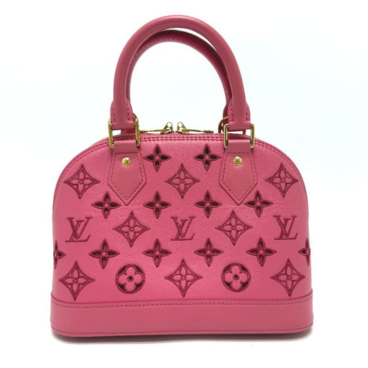 Louis Vuitton Handbag LV Broderie Anglaise Alma BB M22878 Leather Pink